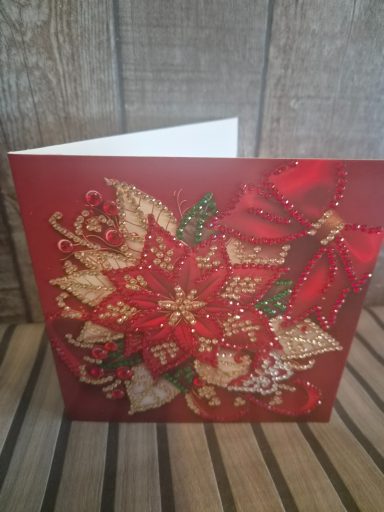 kerstkaart kerstroos
